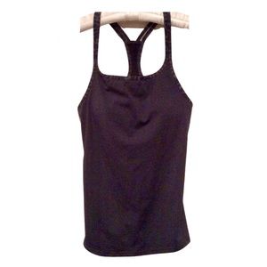 Fabletics racerback workout tank shelf  bra medium
